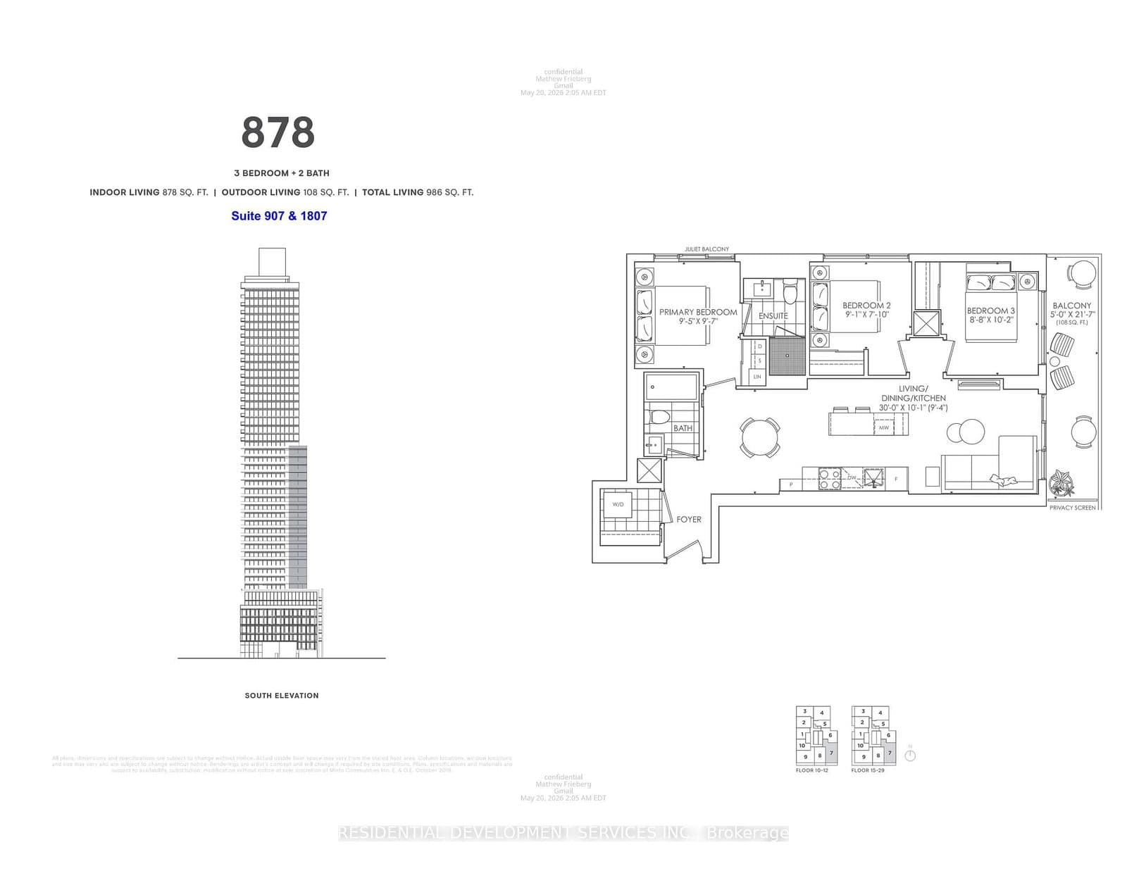 89 Church Street, Unit 907 - Image 1