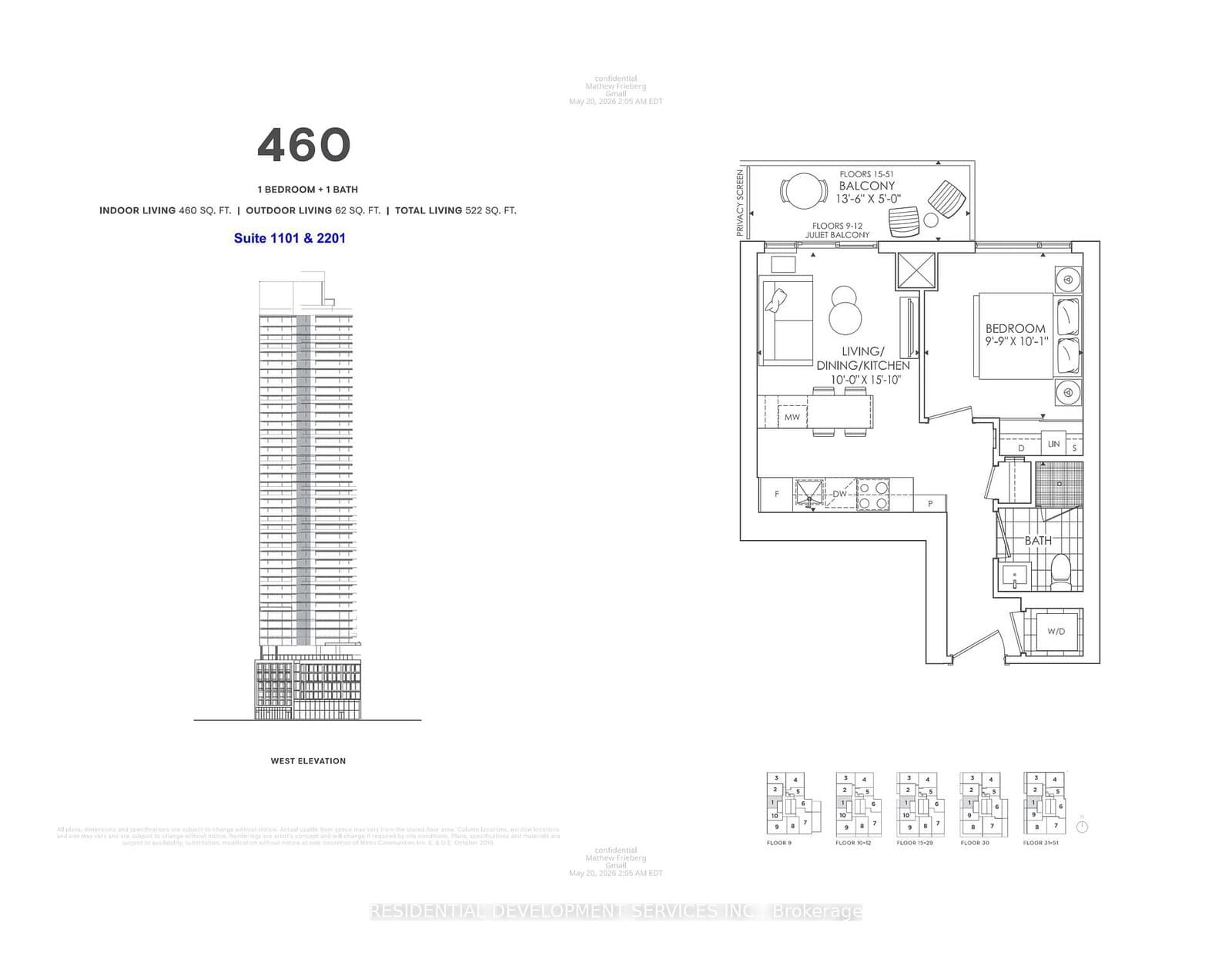 89 Church Street, Unit 1101 - Image 1