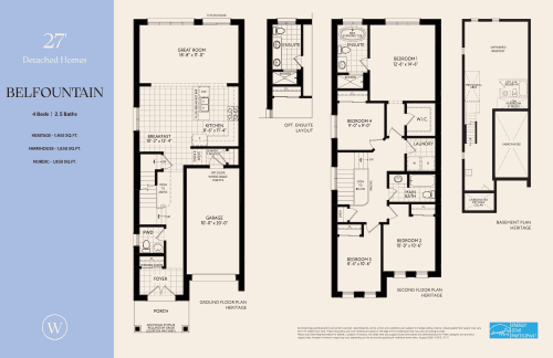 Belfountain 27' floor plan