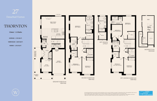 Thornton Corner 27' floor plan