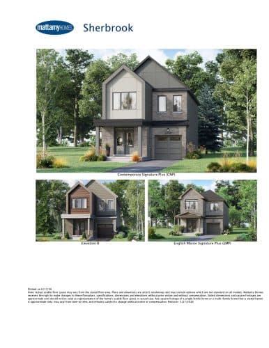 Sherbrook floor plan