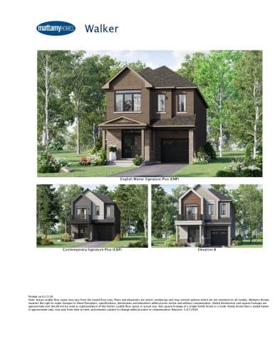 Walker floor plan
