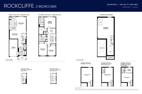Rockcliffe 3 Bedrooms floor plan